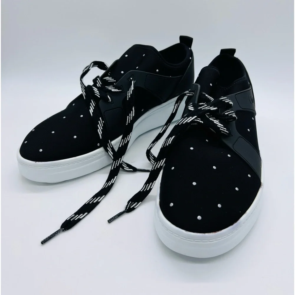 CIRCUS BY SAM EDELMAN WOMENS BLACK NEOPRENE SNEAKERS SIZE 11